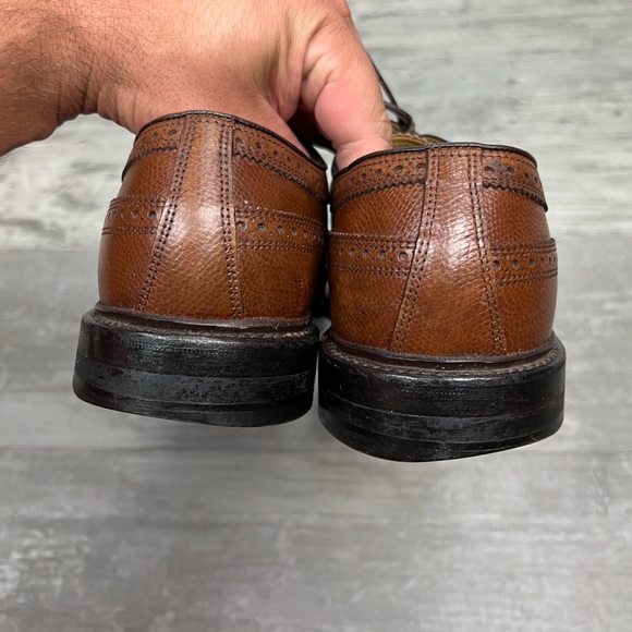Florsheim Imperial Brown Pebble Grain Longwing Wingtips 10.5 E main image 6